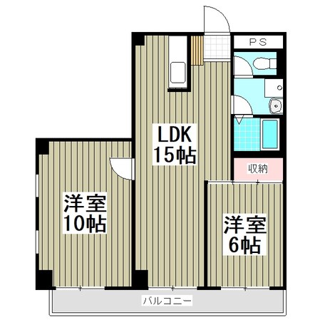 スターライトヴィラ2の物件間取画像